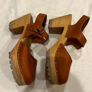 The MARGARETA from BJORK clog heal. Women’s Size EU 38 (7.5 US)